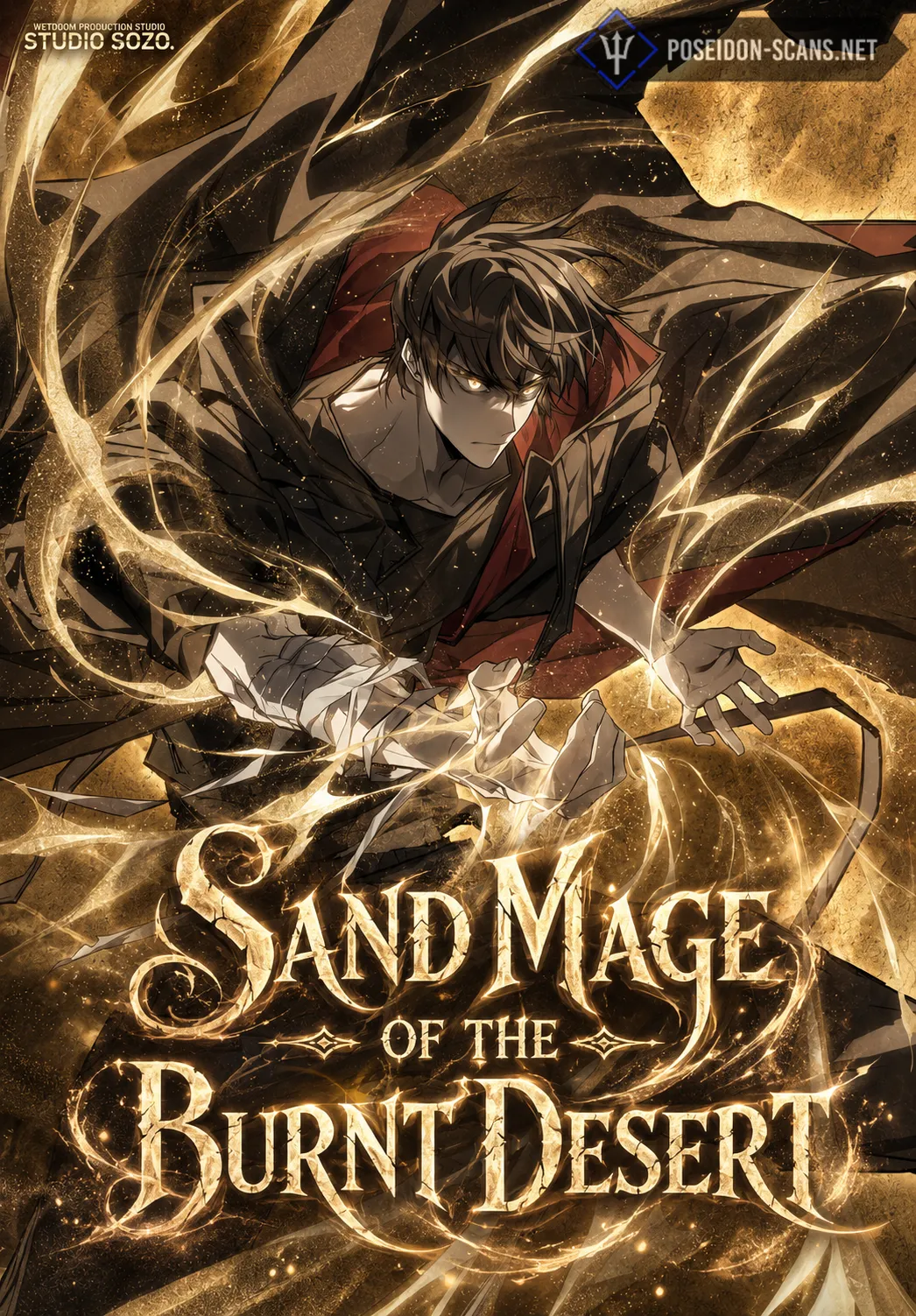 Couverture de Sand Mage of the Burnt Desert