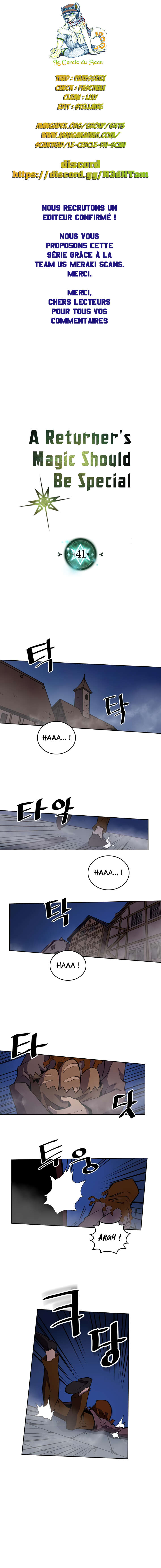 A Returner’s Magic Should Be Special Chapitre 41 - Page 1