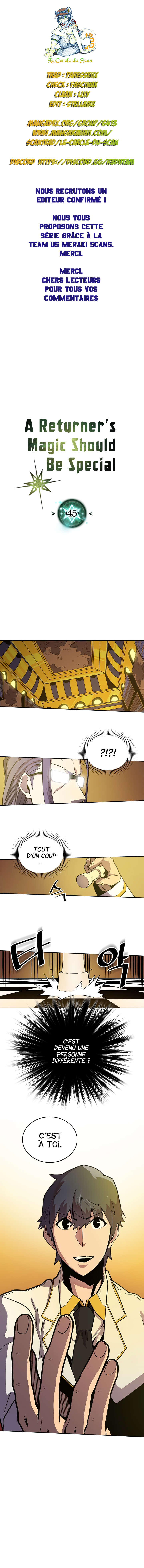 A Returner’s Magic Should Be Special Chapitre 45 - Page 1