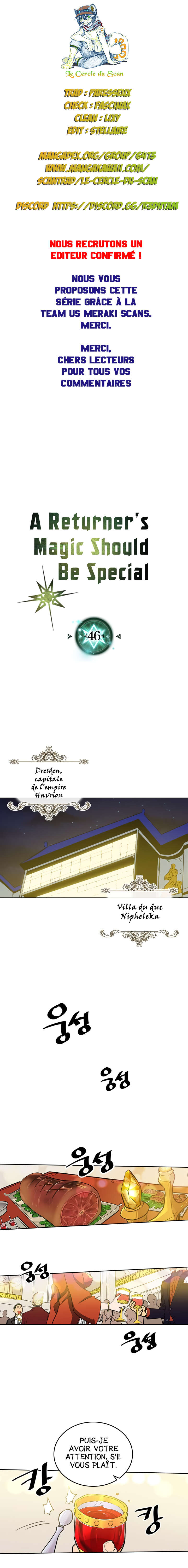 A Returner’s Magic Should Be Special Chapitre 46 - Page 1