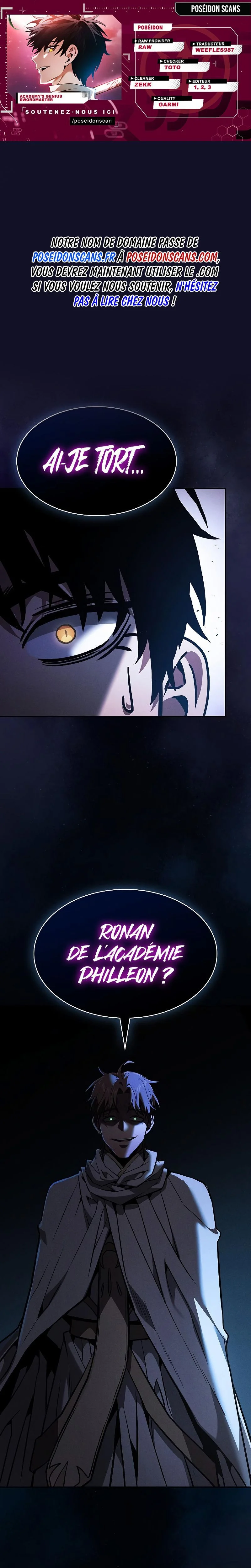 Academy’s Genius Swordmaster Chapitre 115 - Page 1