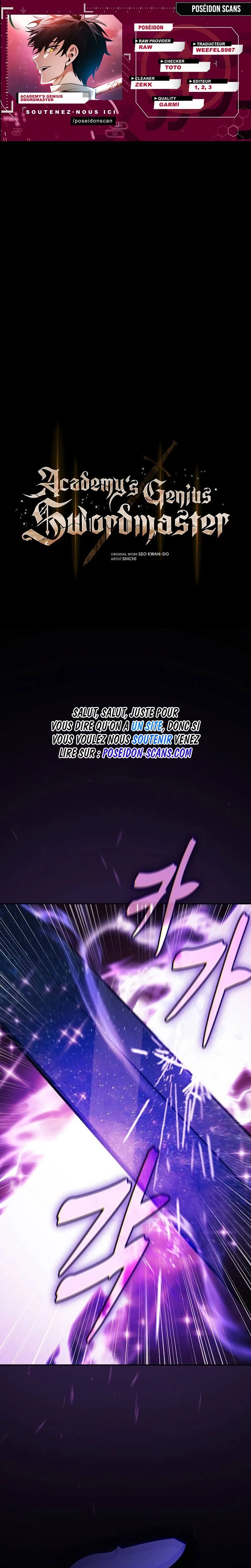 Academy’s Genius Swordmaster Chapitre 127 - Page 1