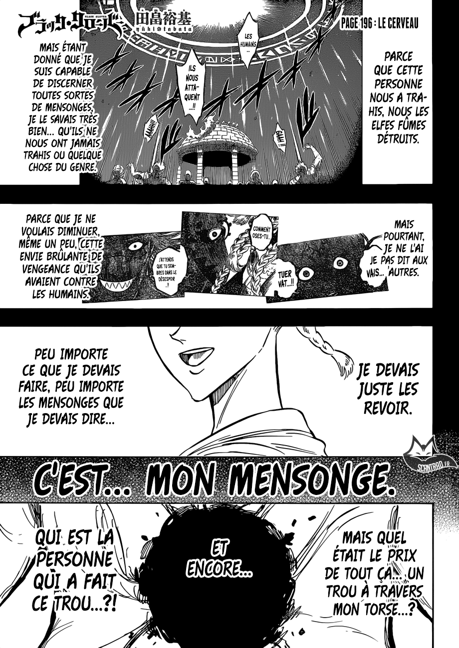 Black Clover Chapitre 196 - Page 1