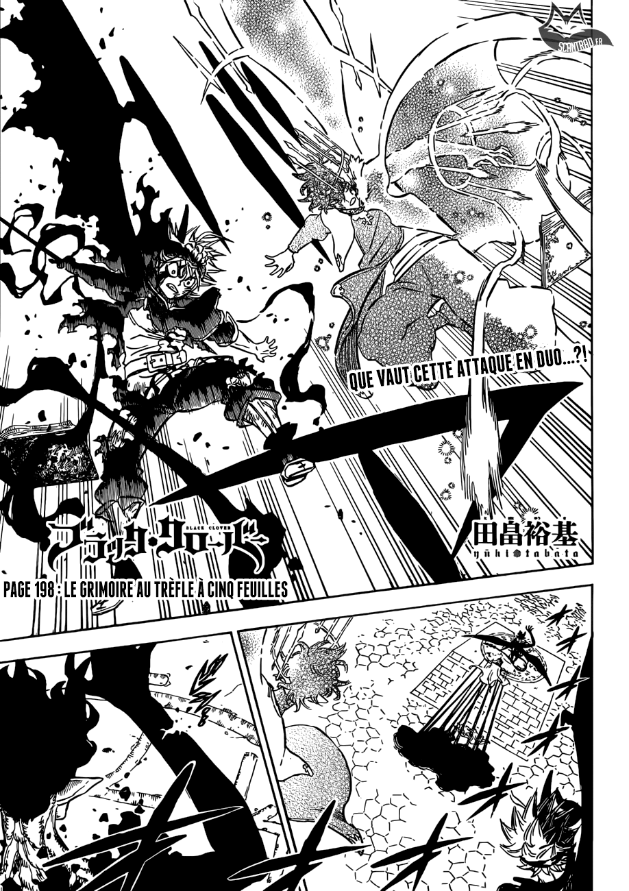 Black Clover Chapitre 198 - Page 1