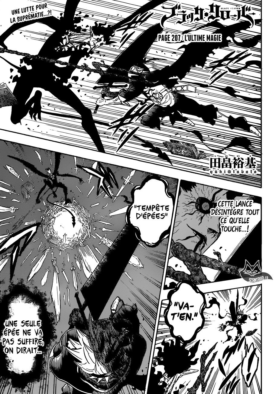 Black Clover Chapitre 207 - Page 1
