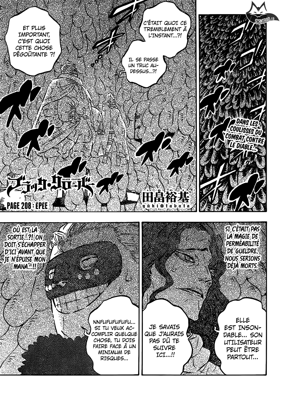 Black Clover Chapitre 208 - Page 1