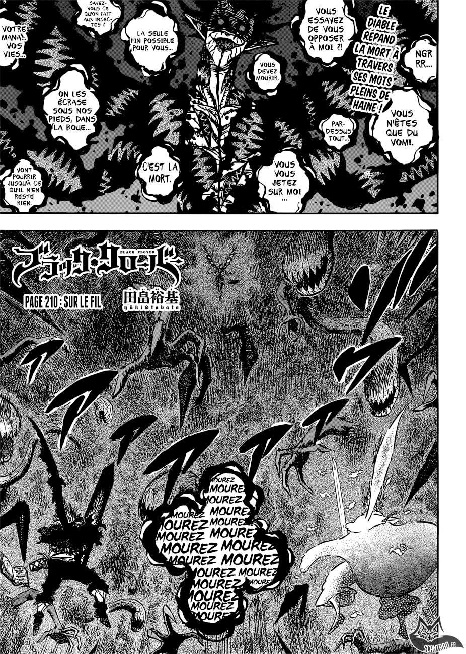 Black Clover Chapitre 210 - Page 1