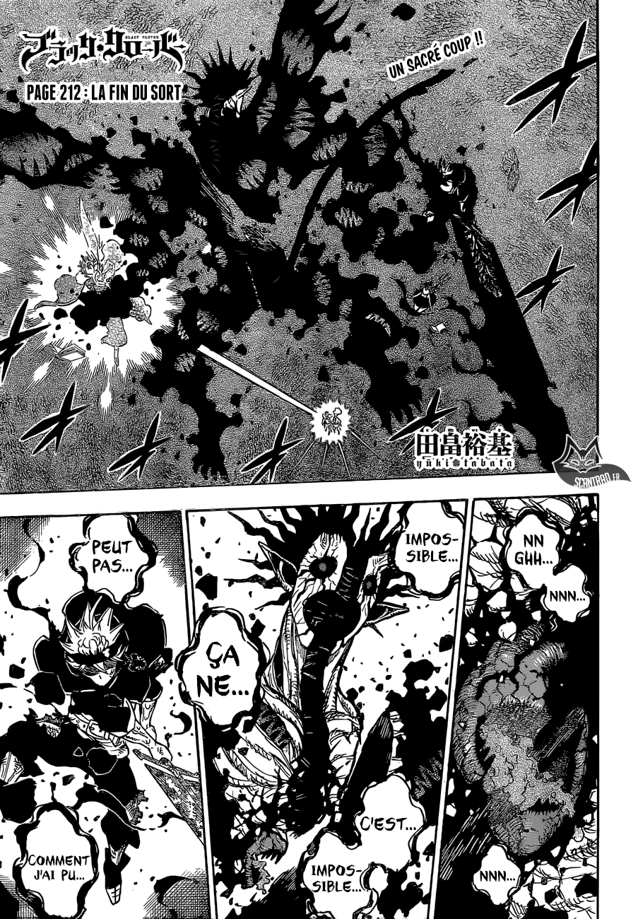 Black Clover Chapitre 212 - Page 1