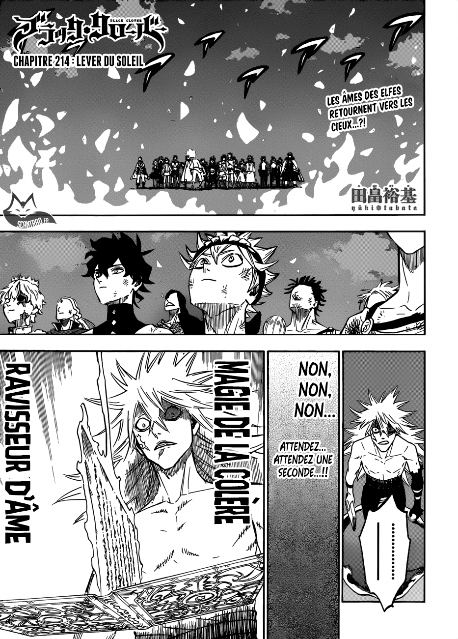 Black Clover Chapitre 214 - Page 1