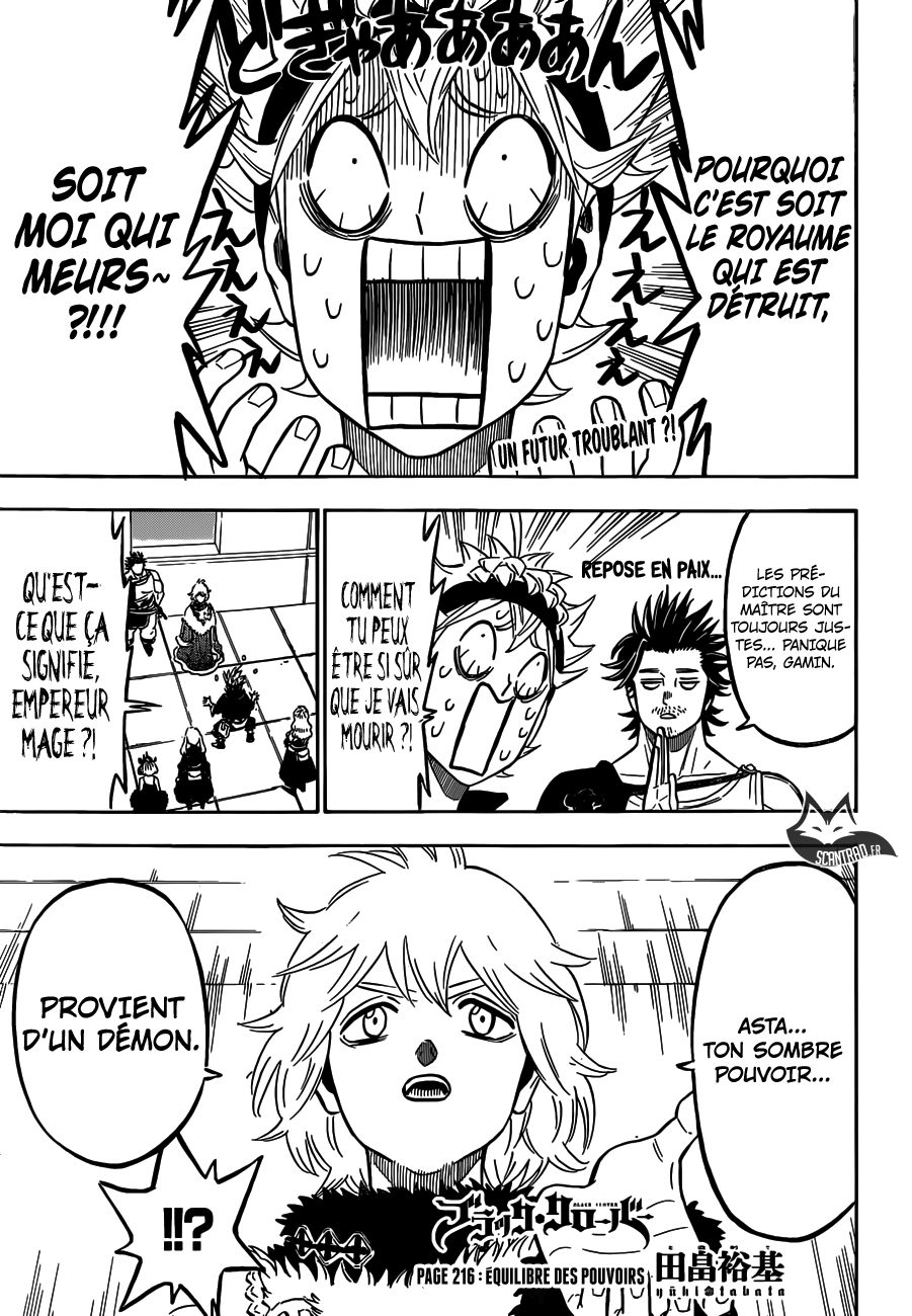 Black Clover Chapitre 216 - Page 1