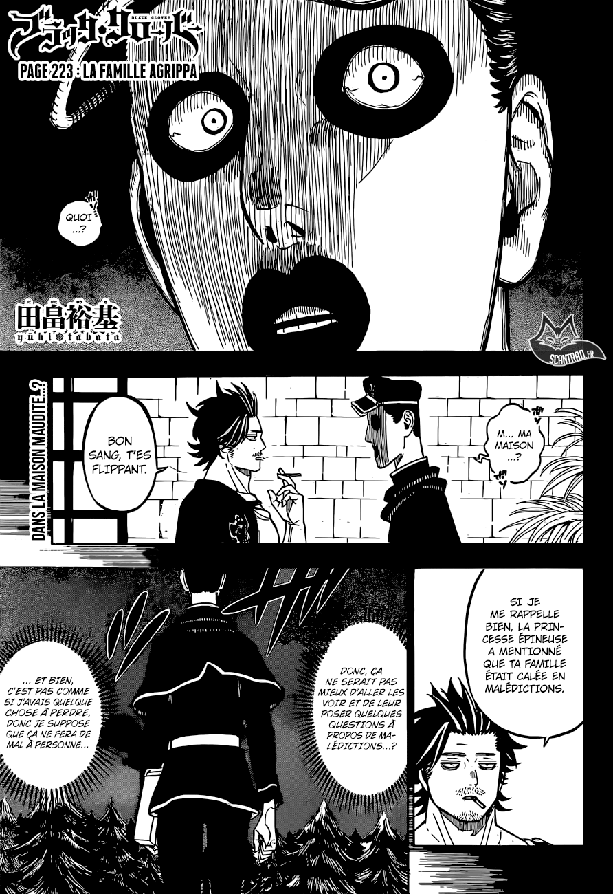 Black Clover Chapitre 223 - Page 1