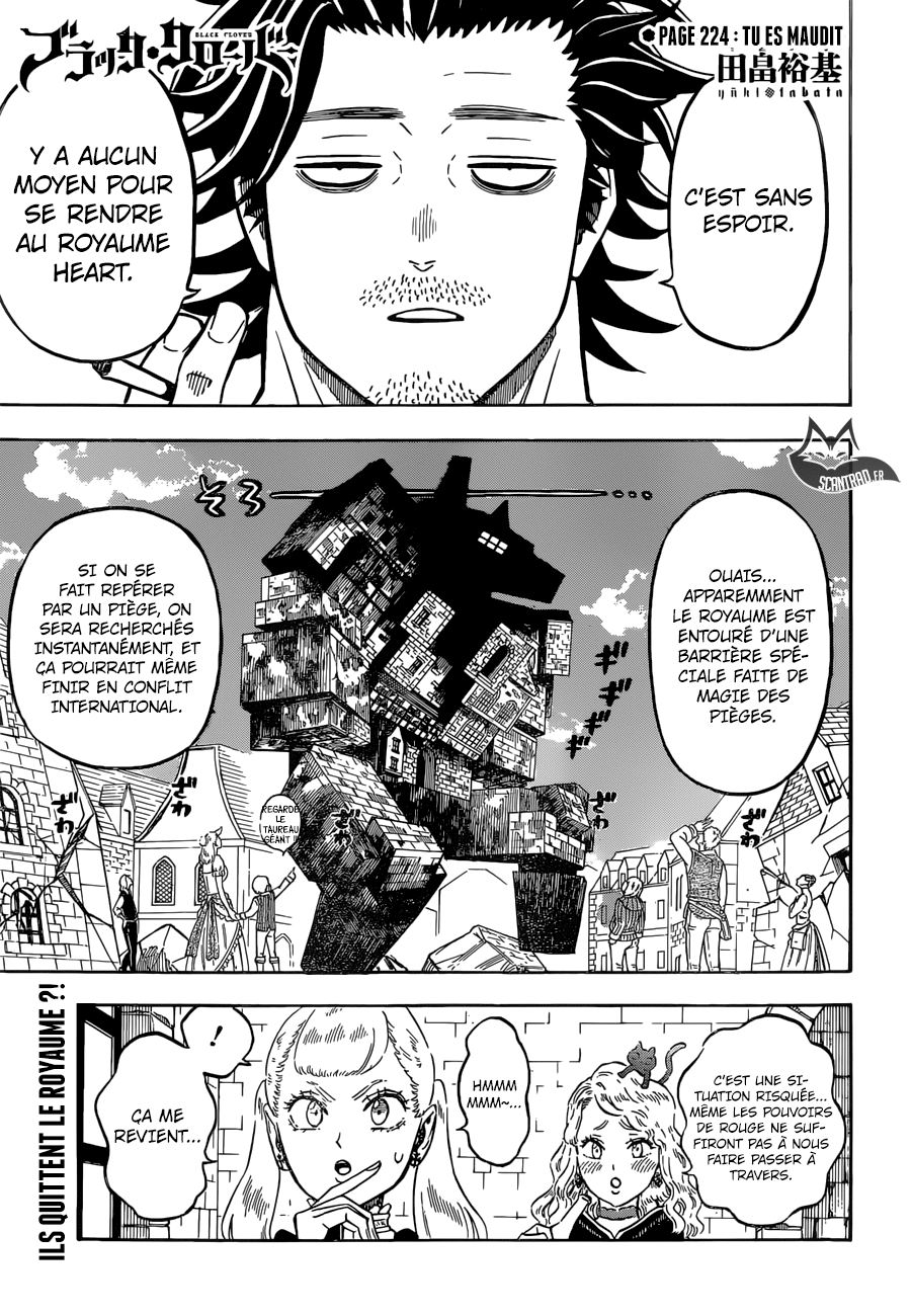 Black Clover Chapitre 224 - Page 1