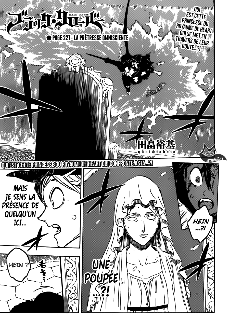 Black Clover Chapitre 227 - Page 1