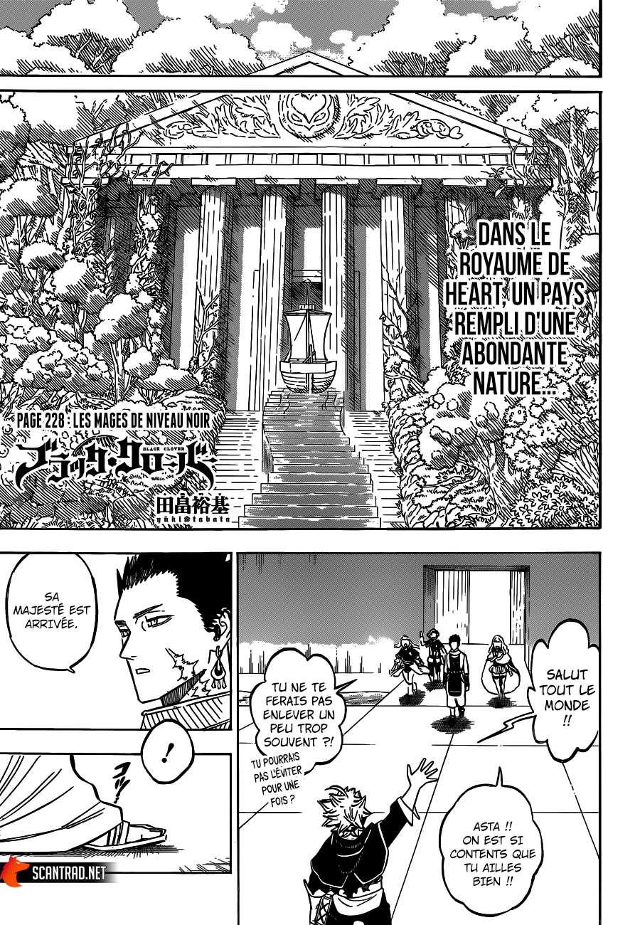 Black Clover Chapitre 228 - Page 1