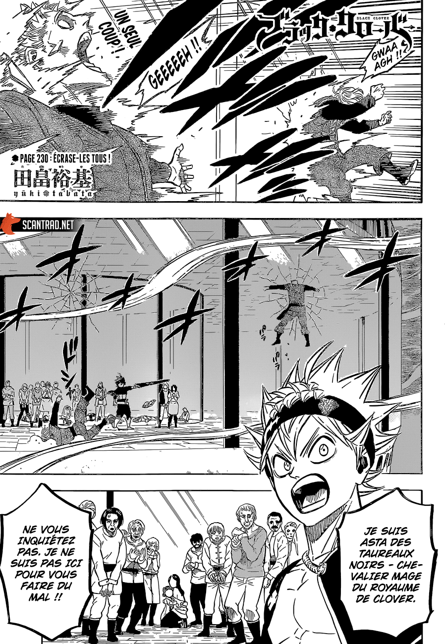Black Clover Chapitre 230 - Page 1