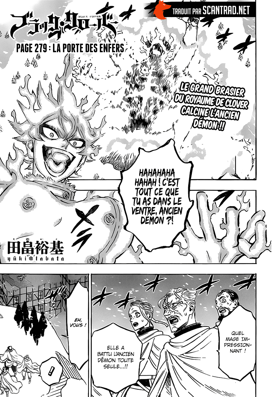 Black Clover Chapitre 279 - Page 1