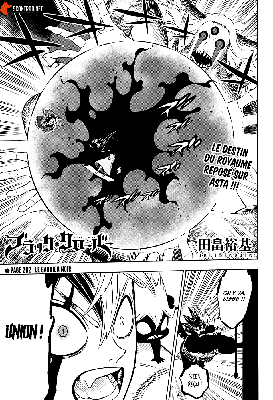 Black Clover Chapitre 282 - Page 1