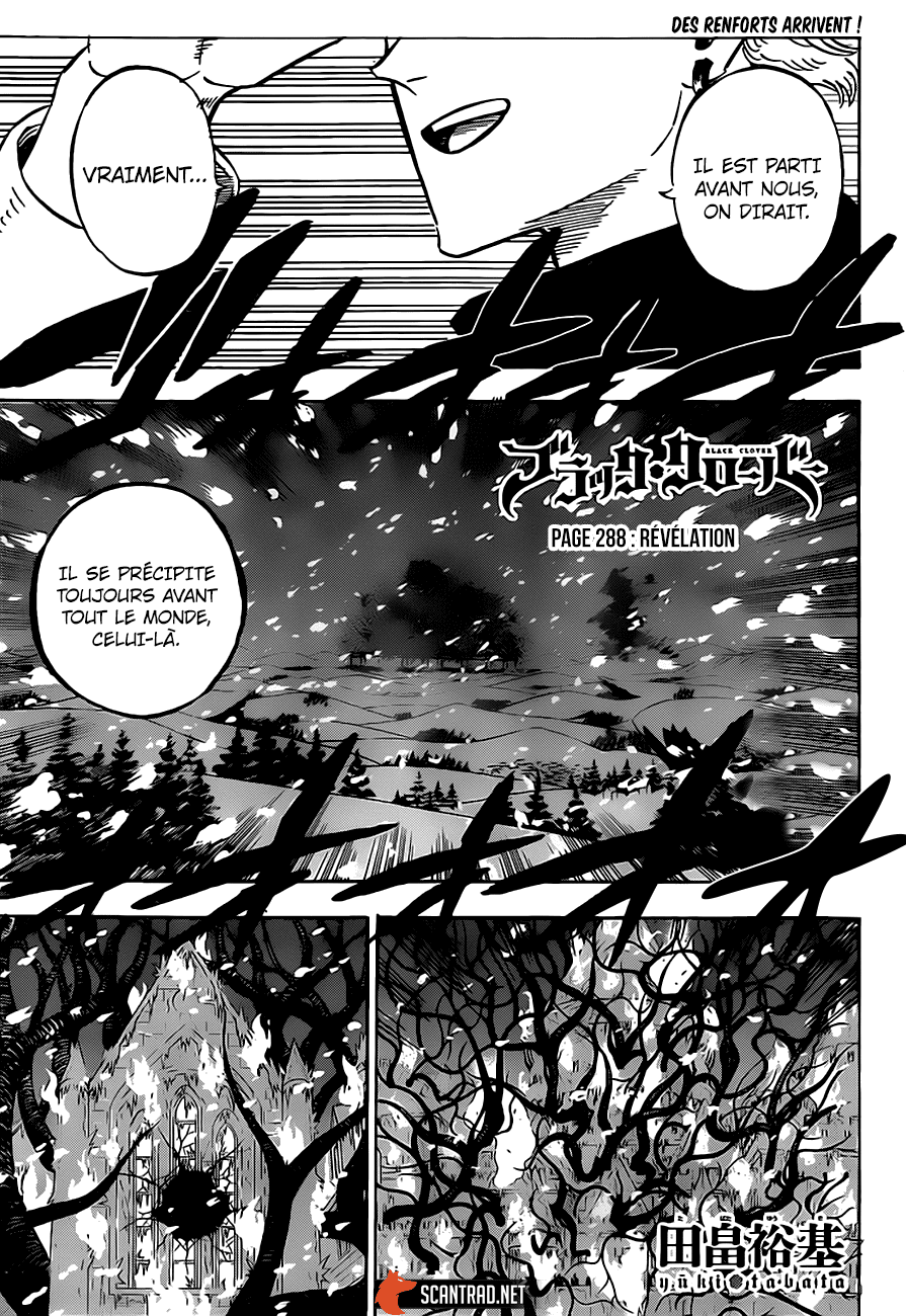 Black Clover Chapitre 288 - Page 1