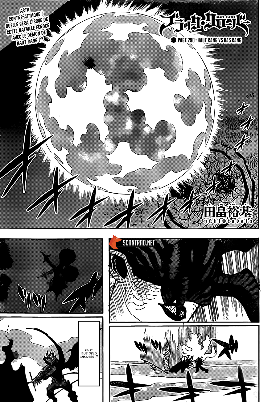 Black Clover Chapitre 290 - Page 1