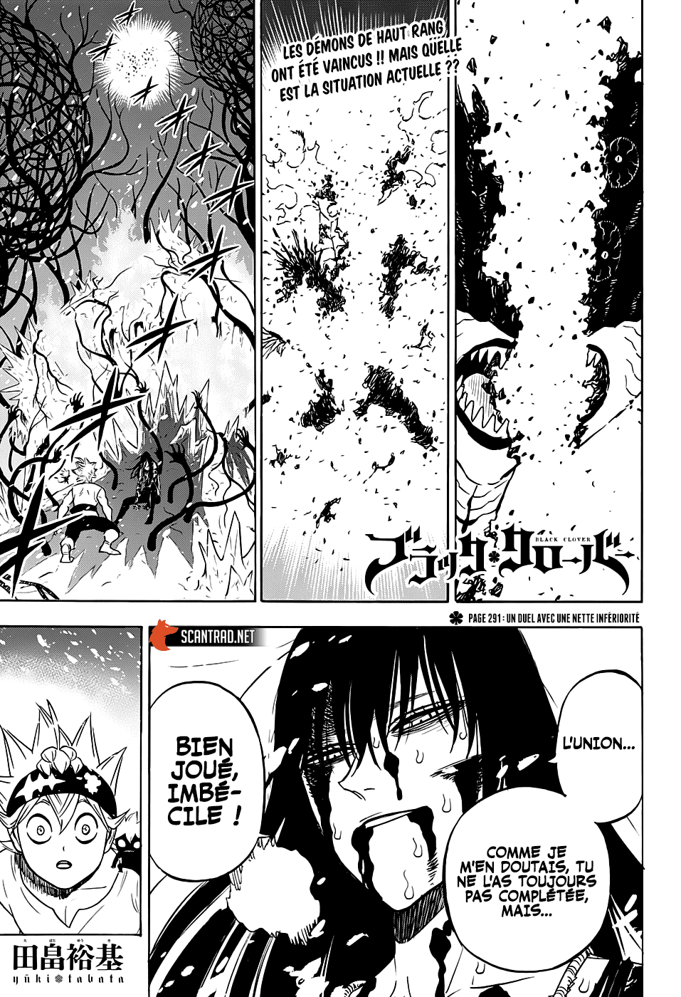 Black Clover Chapitre 291 - Page 1