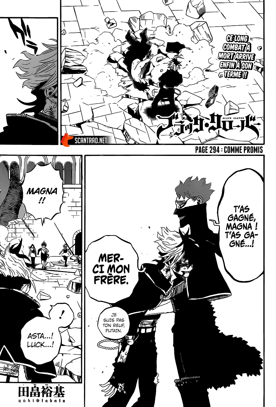 Black Clover Chapitre 294 - Page 1
