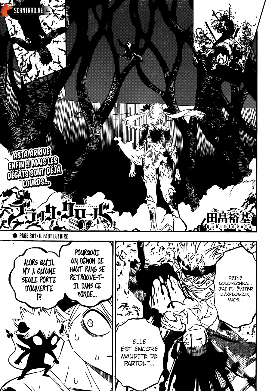 Black Clover Chapitre 301 - Page 1