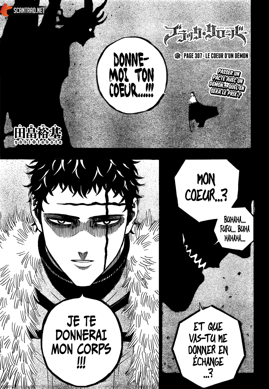 Black Clover Chapitre 307 - Page 1