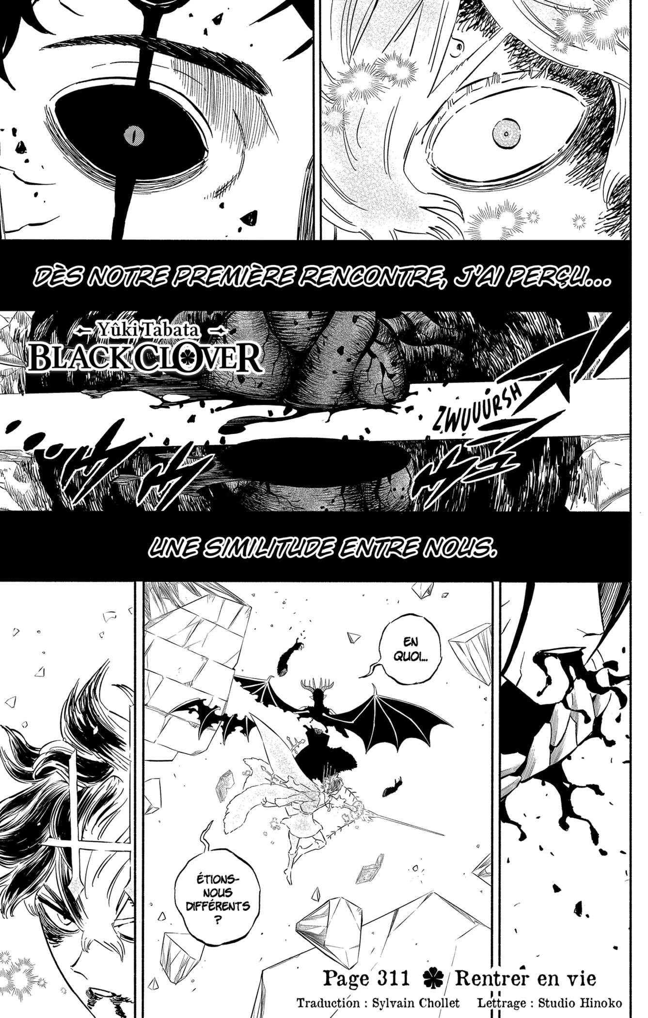 Black Clover Chapitre 311 - Page 1