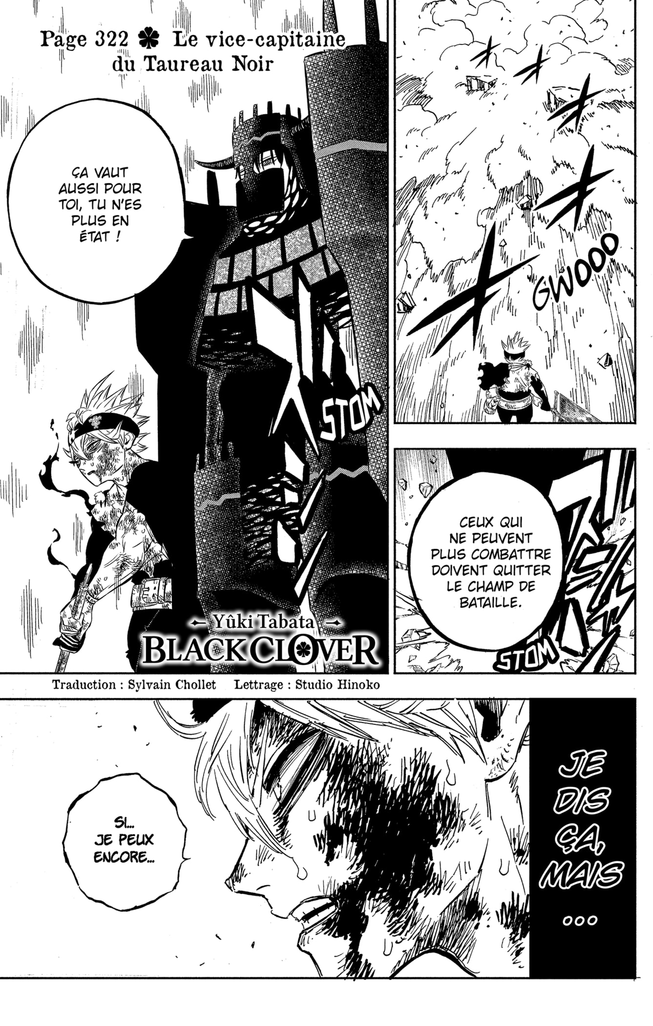 Black Clover Chapitre 322 - Page 1
