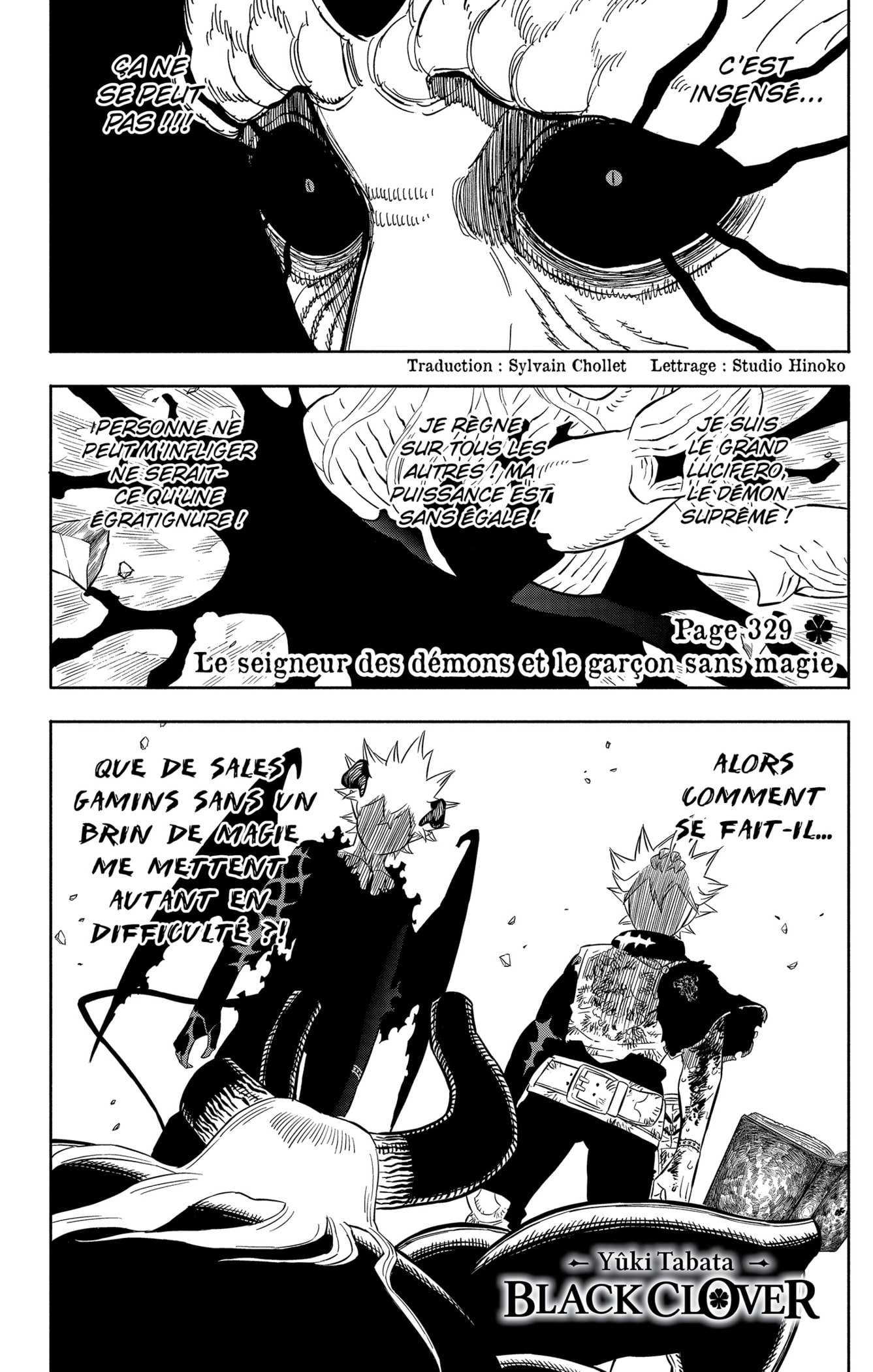 Black Clover Chapitre 329 - Page 1