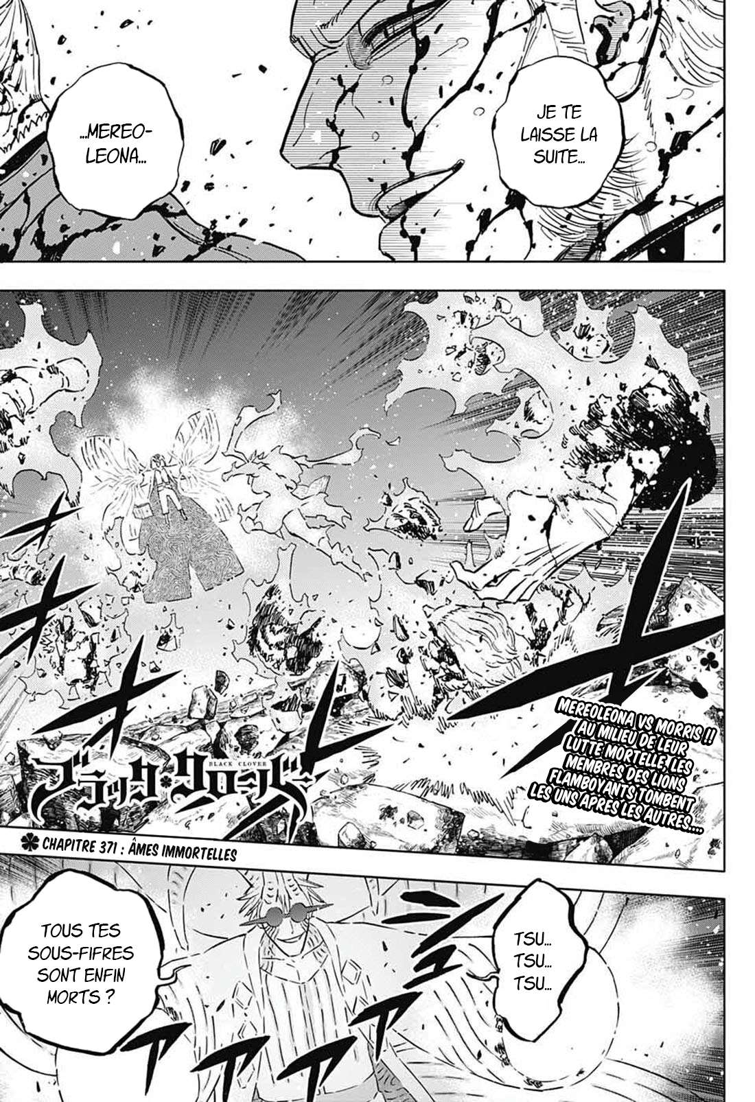 Black Clover Chapitre 371 - Page 1