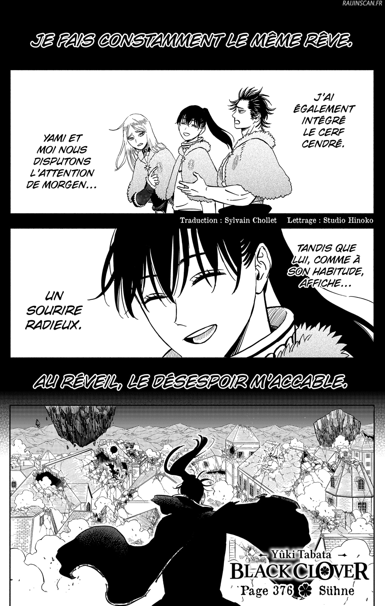 Black Clover Chapitre 376 - Page 1