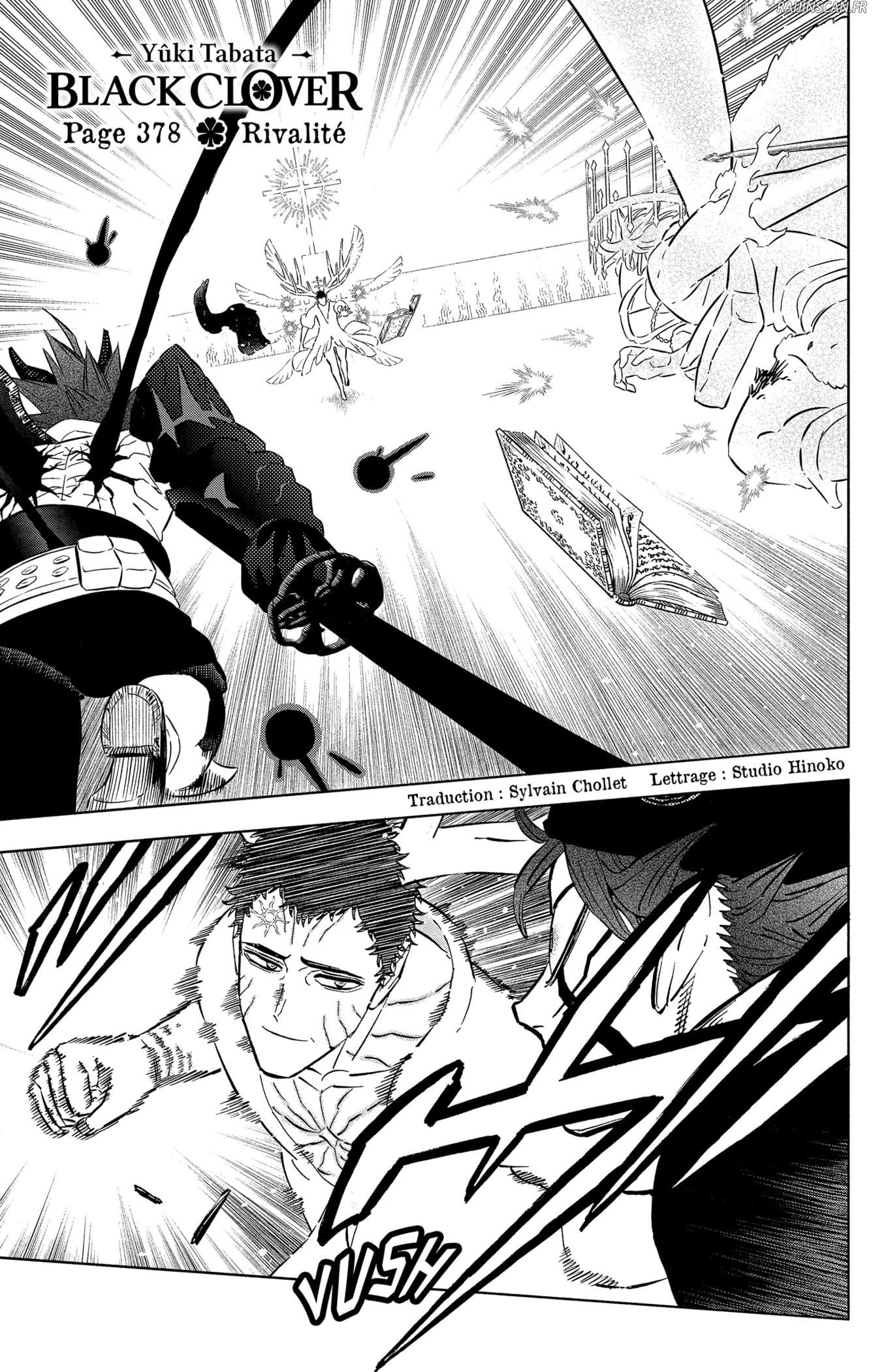 Black Clover Chapitre 378 - Page 1