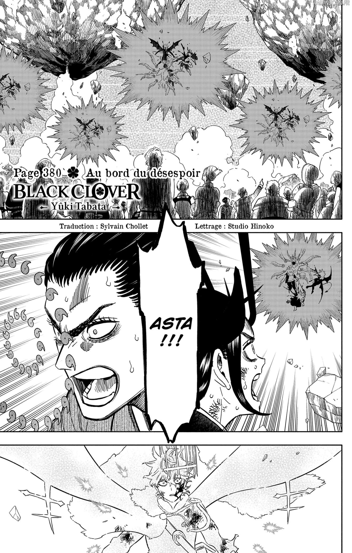 Black Clover Chapitre 380 - Page 1