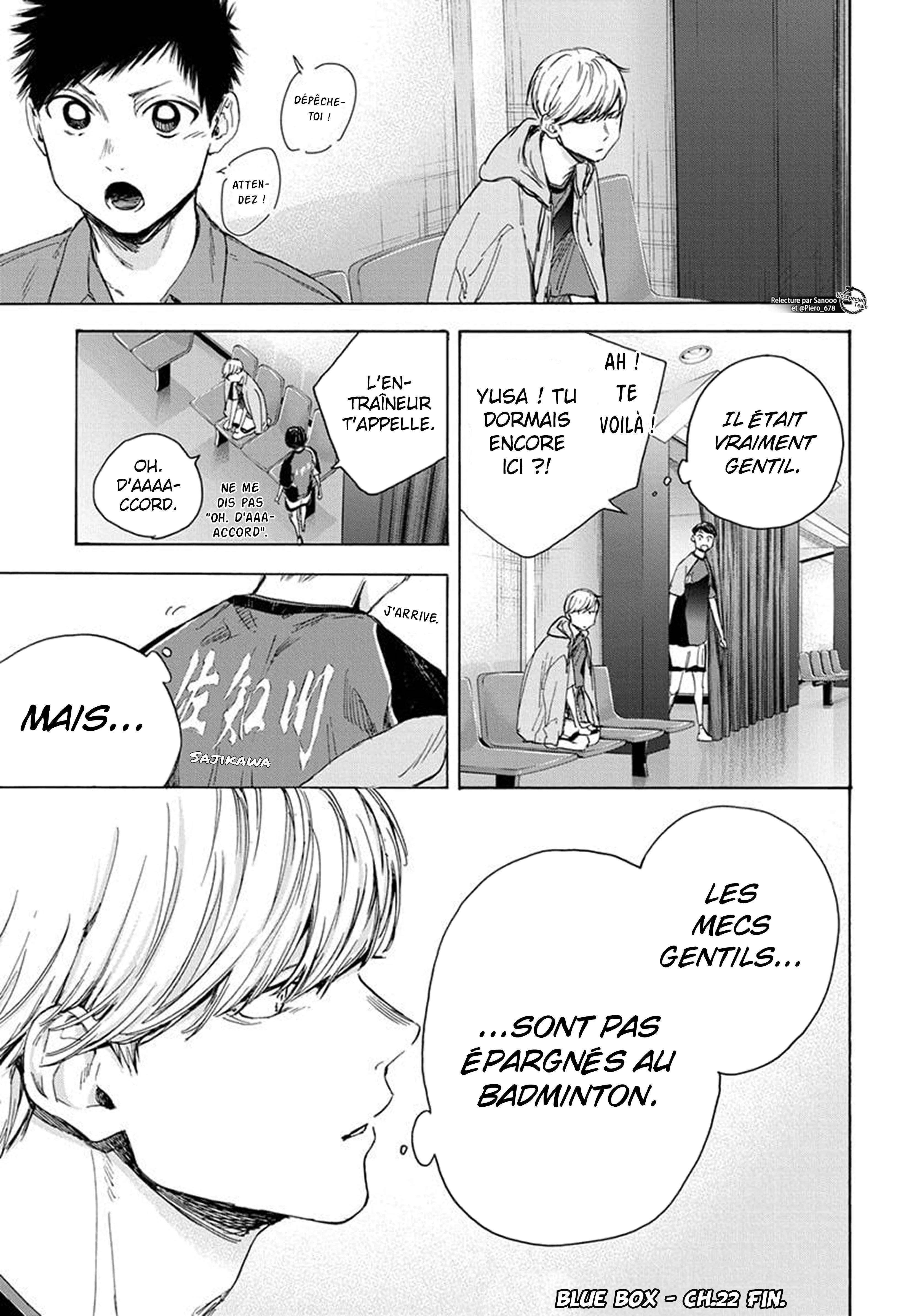 Blue Box Chapitre 22 - Page 21
