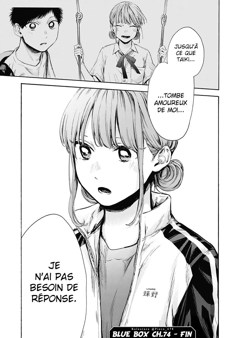 Blue Box Chapitre 74 - Page 20