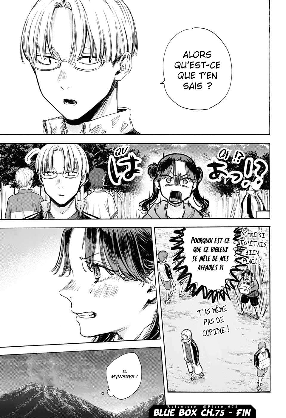 Blue Box Chapitre 75 - Page 20