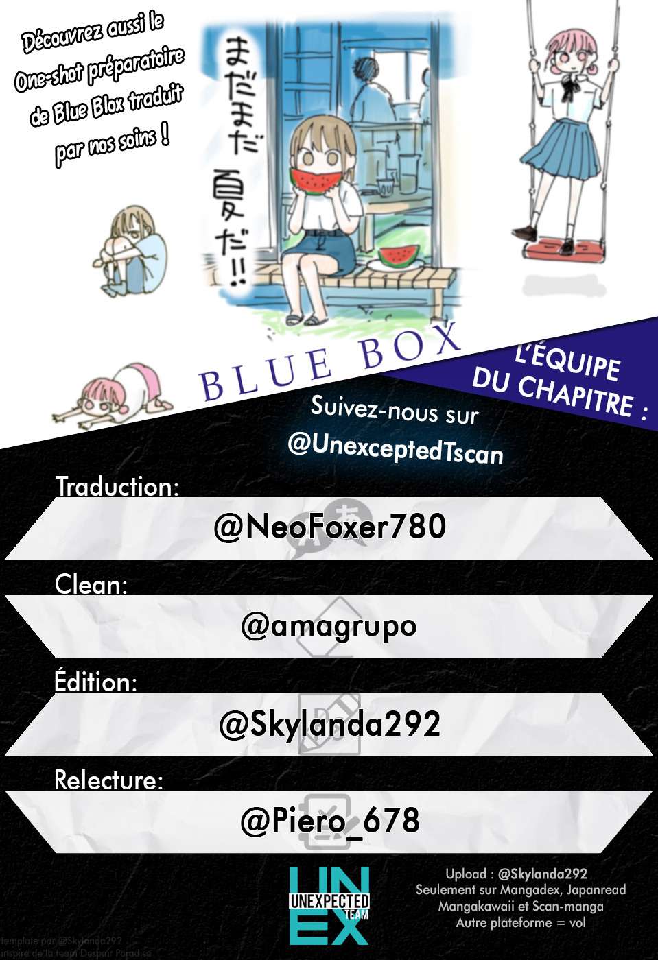 Blue Box Chapitre 77 - Page 1