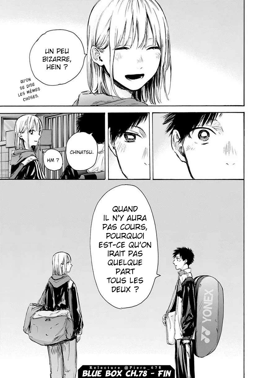 Blue Box Chapitre 78 - Page 19