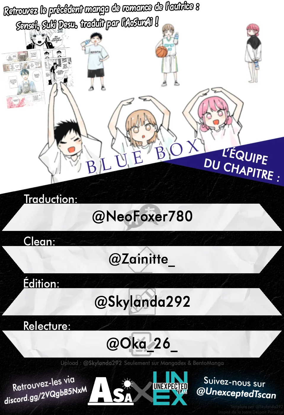 Blue Box Chapitre 115 - Page 1