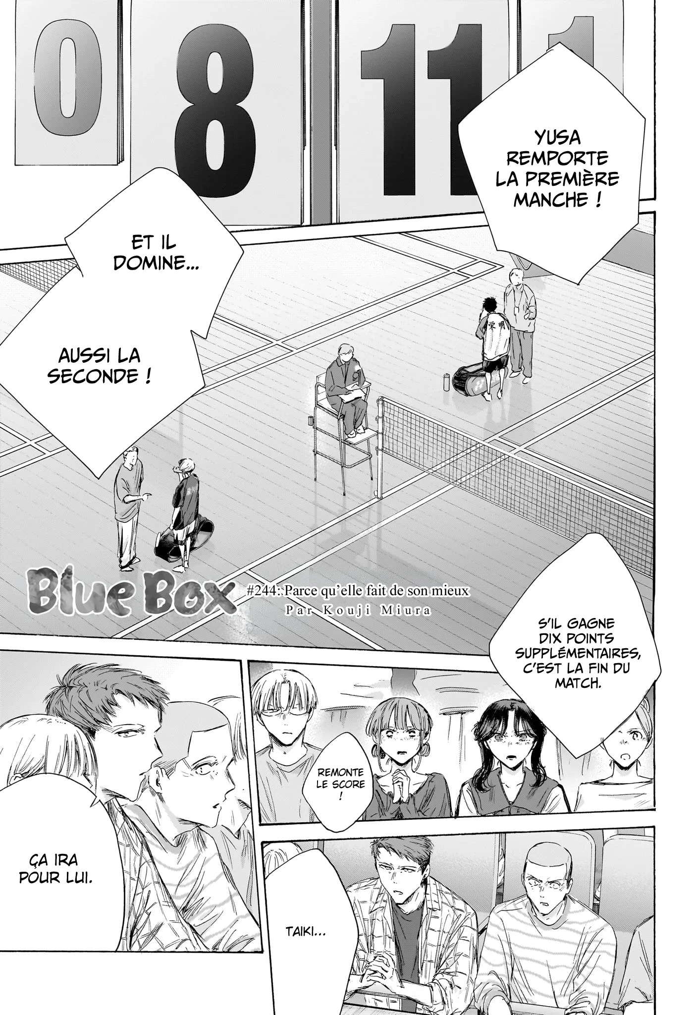 Blue Box Chapitre 244 - Page 1