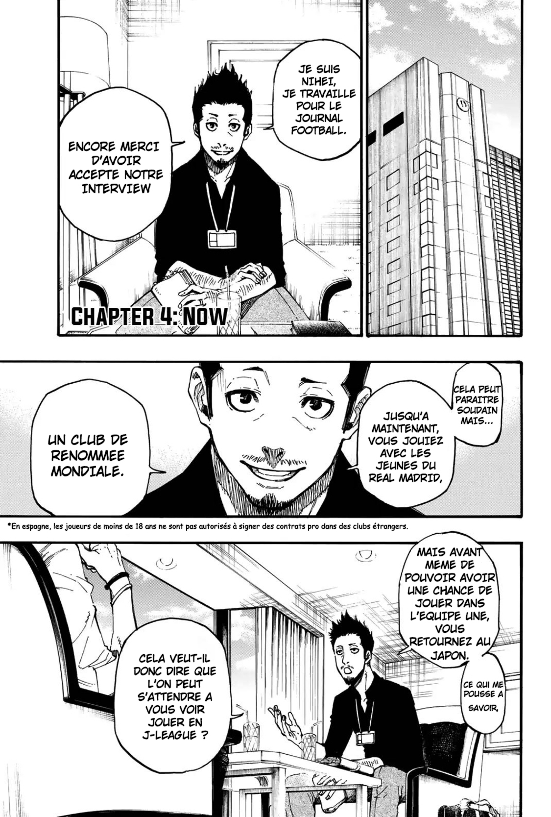 Blue Lock Chapitre 4 - Page 1