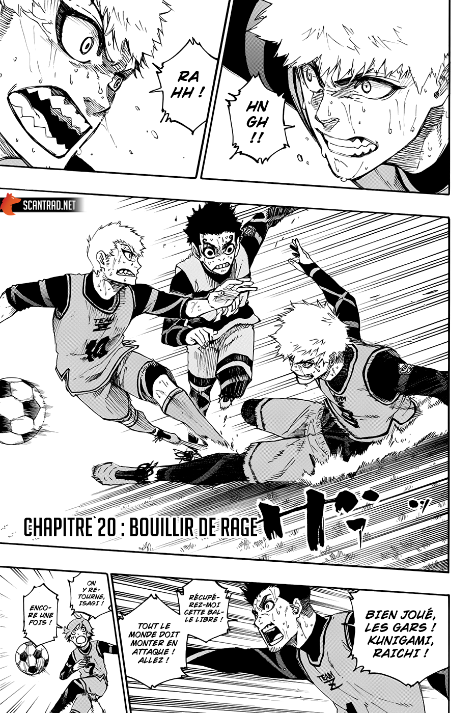Blue Lock Chapitre 20 - Page 1