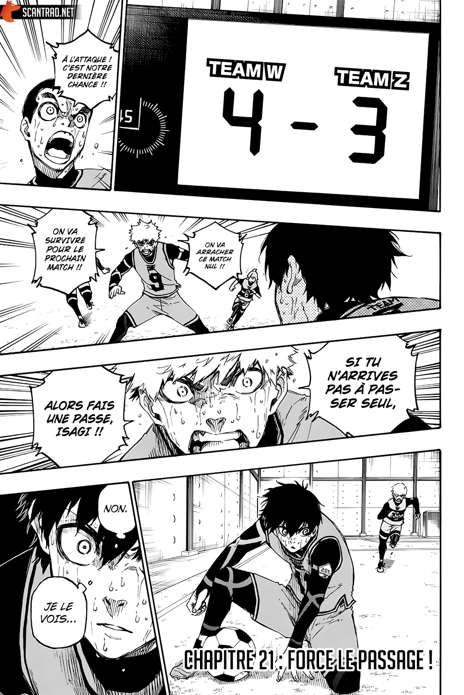 Blue Lock Chapitre 21 - Page 1