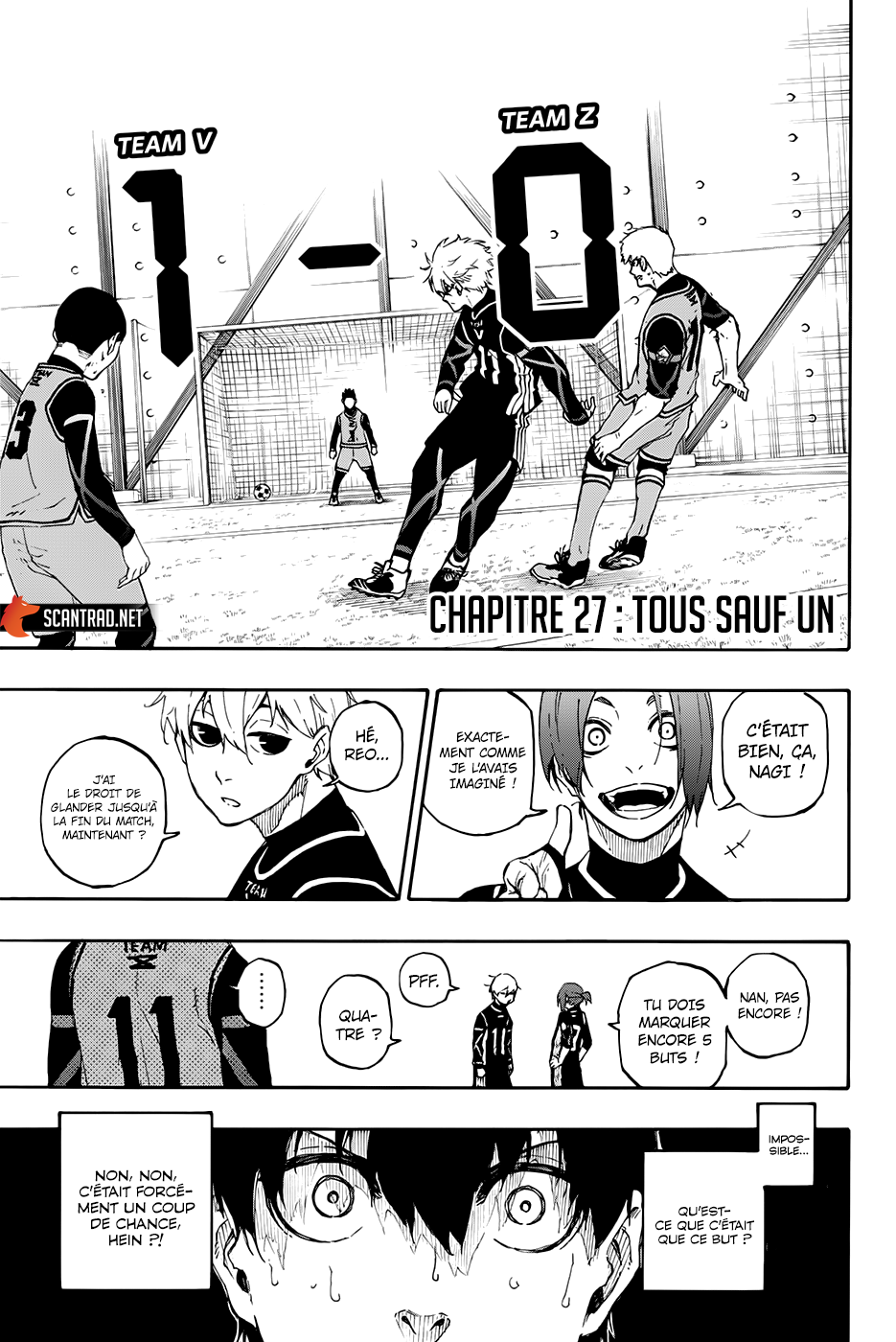 Blue Lock Chapitre 27 - Page 1