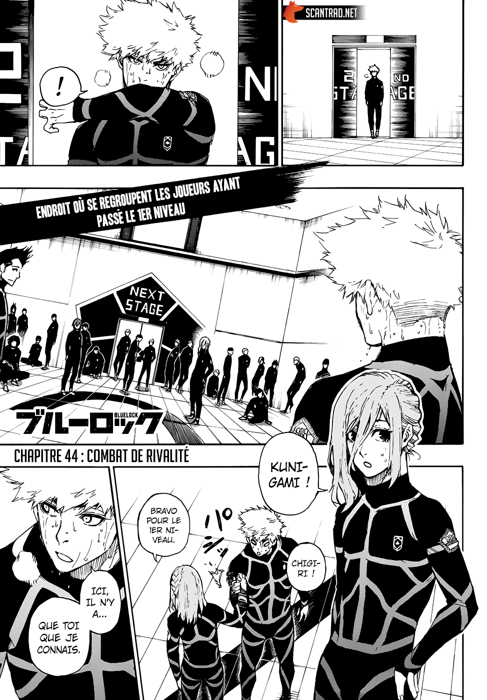 Blue Lock Chapitre 44 - Page 1