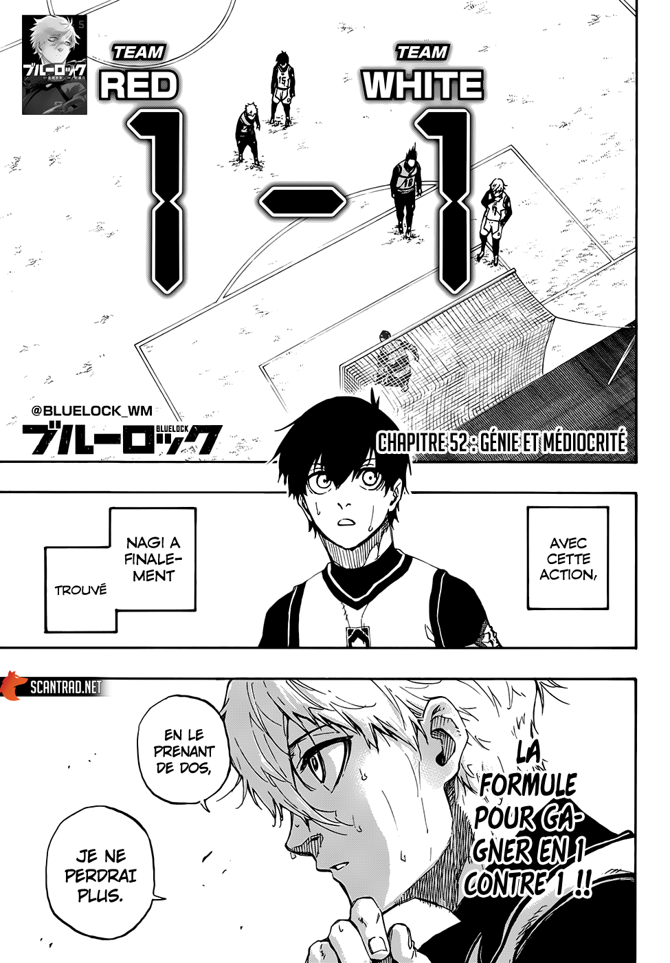 Blue Lock Chapitre 52 - Page 1