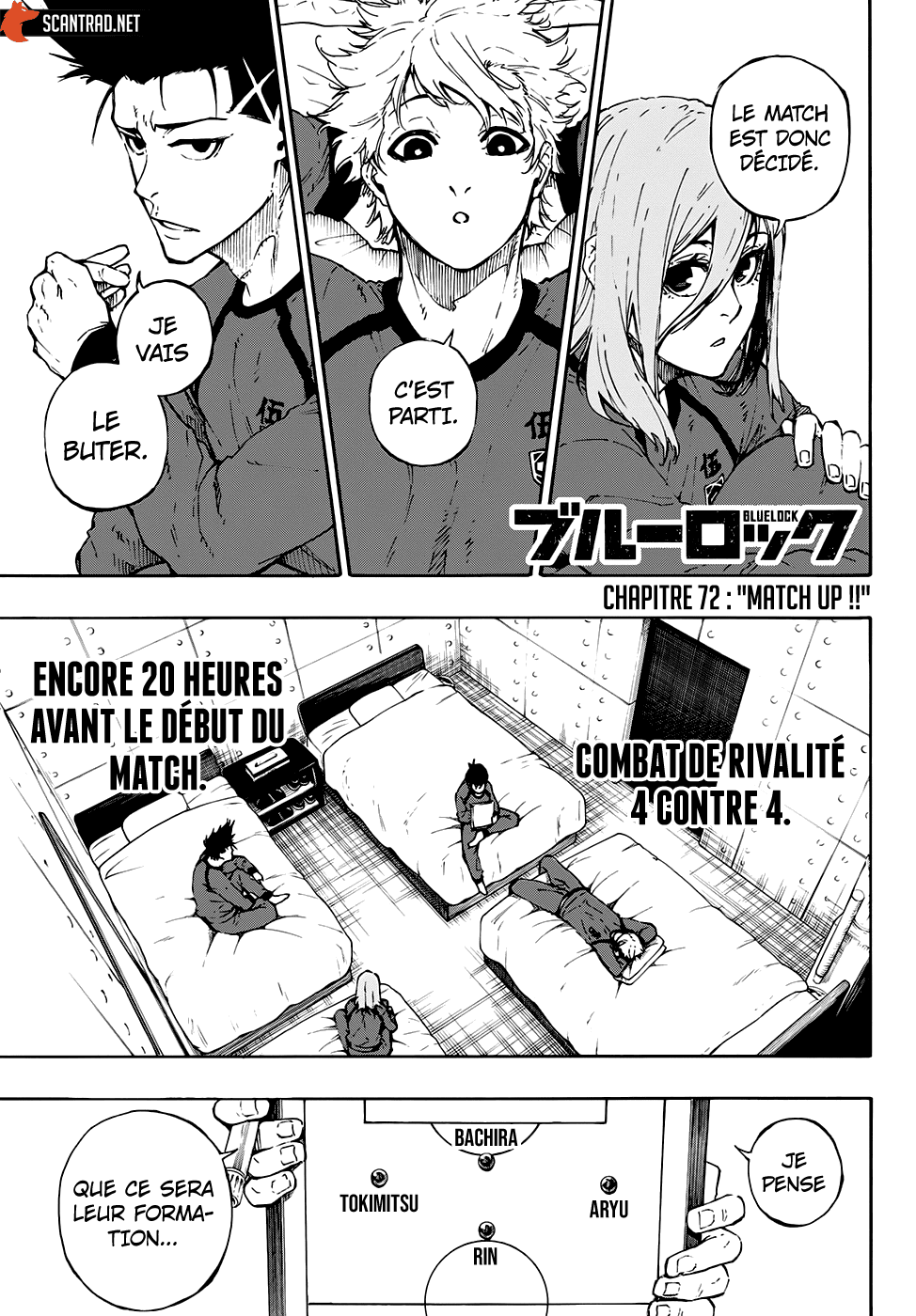 Blue Lock Chapitre 72 - Page 1