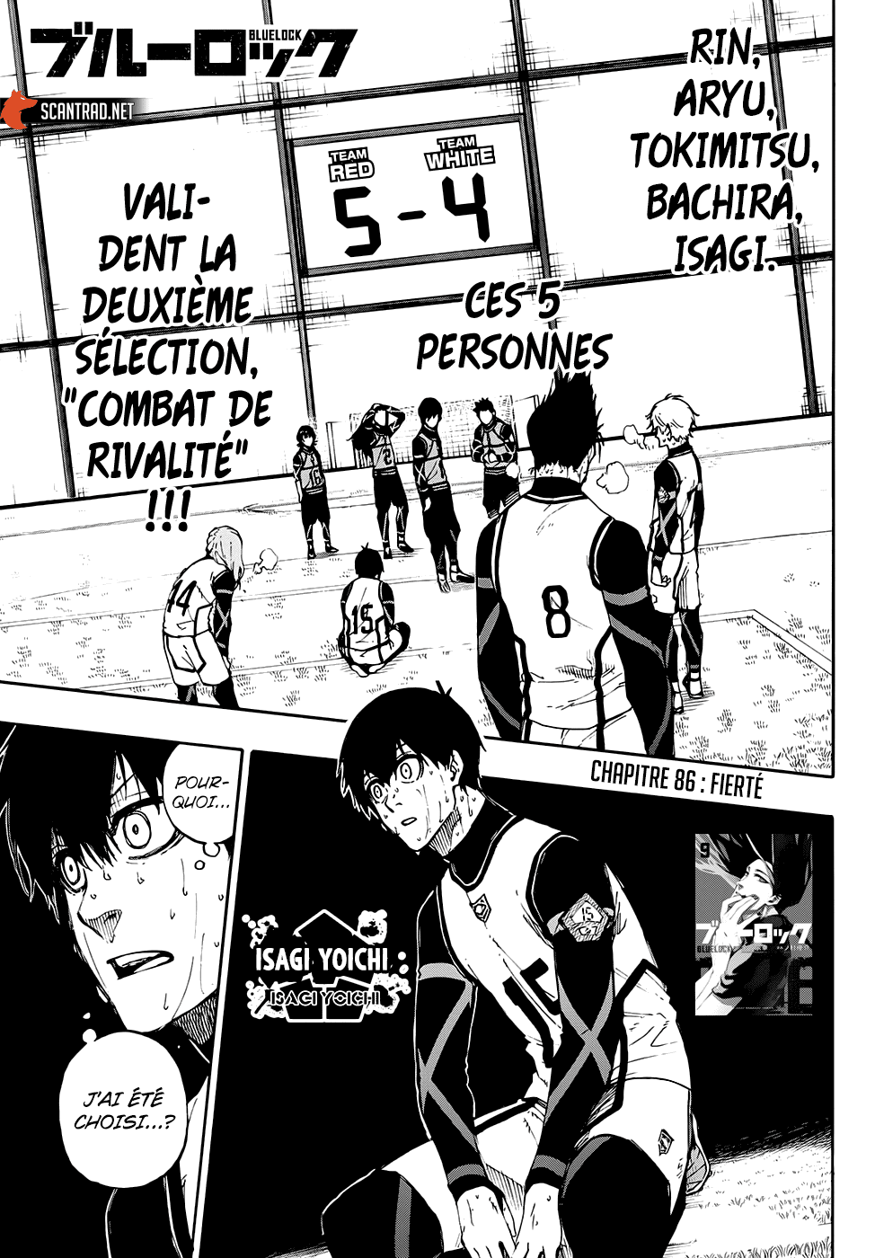 Blue Lock Chapitre 86 - Page 1