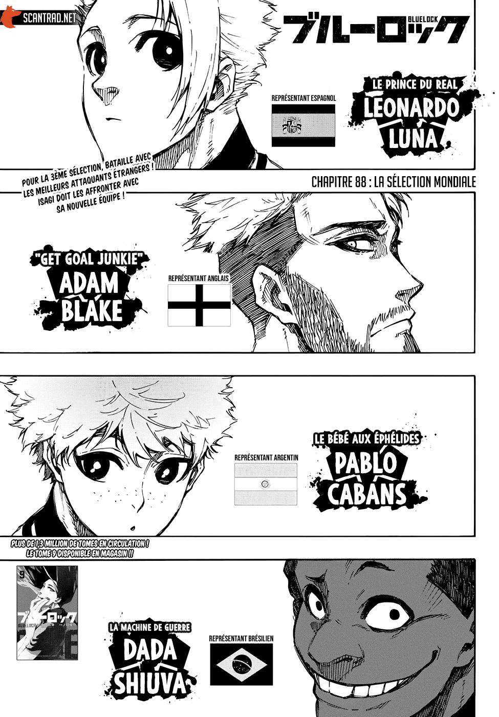 Blue Lock Chapitre 88 - Page 1